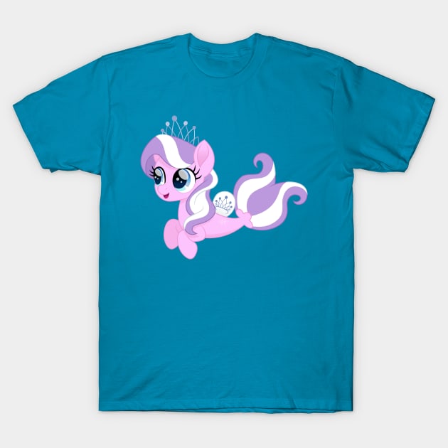 Diamond Tiara seapony T-Shirt by CloudyGlow